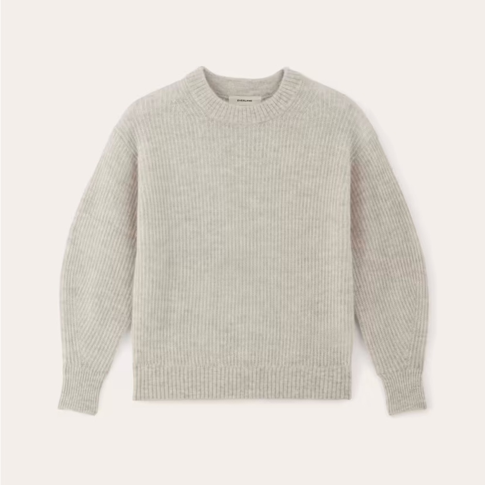Everlane | The Cocoon Crew in Alpaca | Almond | Small